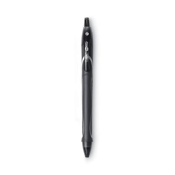 BIC® Gel-ocity Quick Dry Gel Pen, Retractable, Medium 0.7 Mm, Black Ink, Black Barrel, Dozen freeshipping - TVN Wholesale
